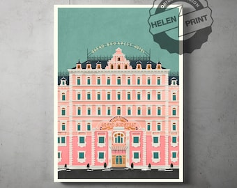 Classic The Grand Budapest Hotel Movie Art Decor Print POSTER 18x12 36x24 40x27/"