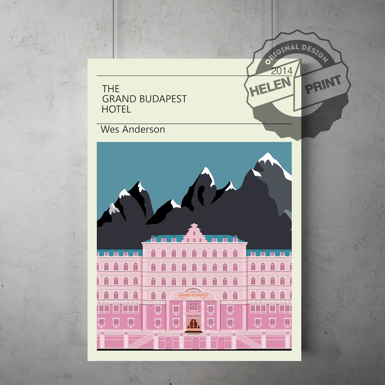 A4 A3 A2 A1 A0| The Grand Budapest Hotel Movie Poster Print T264