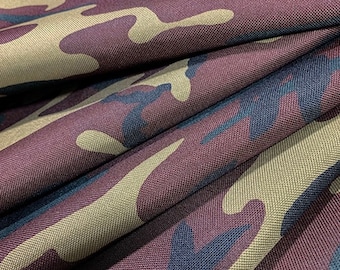 600 Denier Polyester | Woodland Camo | 58" Width Sold by the Yard