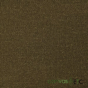 May include: A close-up view of a dark olive green fabric with a textured surface. The weave is tightly packed, giving a consistent look. The material seems robust, potentially for upholstery or similar uses.