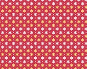 Riley Blake Fabric - Sunnyside Ave Daisy Red by Amy Smart C7102-RED Fabric Yardage