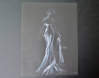  Dress drawing Etsy