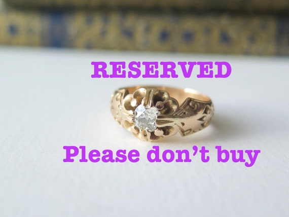 RESERVED for E. LAYAWAS 4 OF 5 <<< Antique Diamon… - image 1