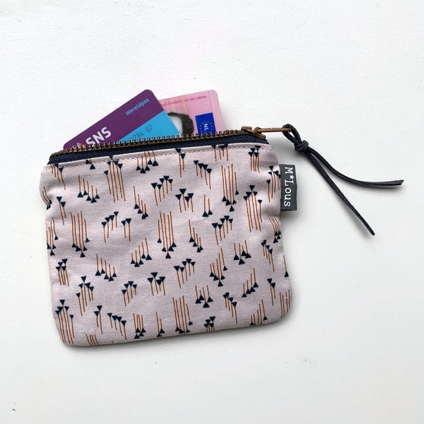 small keychain zipper pouch coin pouch soft pink small wallet pocket money make up bag minimalist zipper keys purse tiny wallet retro