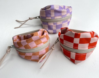 Braccialetti da festival e portafogli da corsa fatti a mano | portafogli da polso |  tasche con cerniera per monete o monete | Stampe uniche
