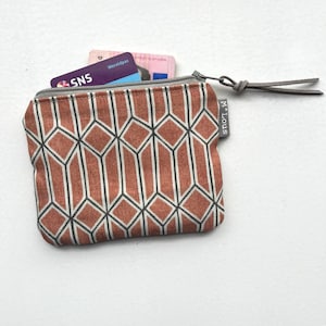 Monedero rosa viejo cartera pequeña bolsa cambio mini bolso de tocador bolsa retro mlous cremallera bolsa minimalista