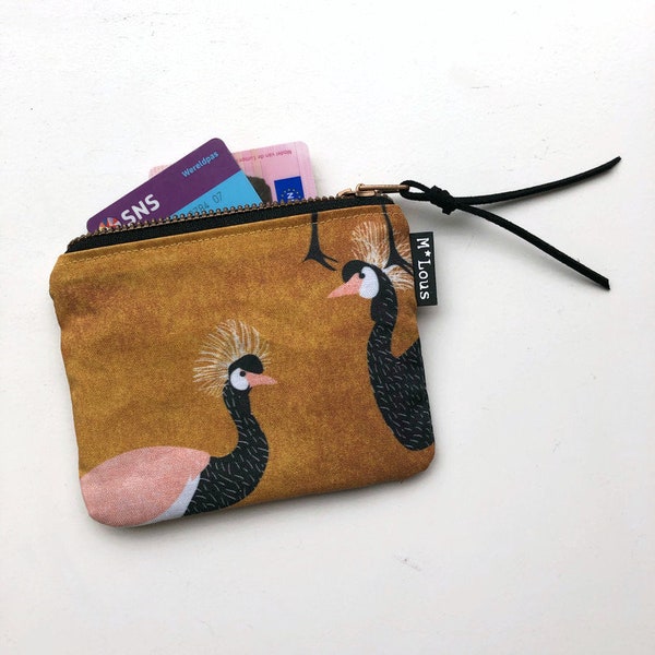 Small old pink cosmetic bag Zipper bag Zipper pouch Make-up purse makeup bag Petal shape coin pouch Toiletry bag travel purse minimalist