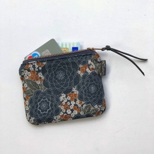Terrazzo Mini Zip Wristlet half moon rounded zipper card pouch wallet simple minimalist zipper coin purse small wristlet purse