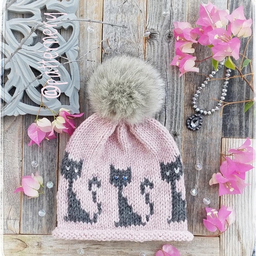 Baby Cat Hat KNITTING PATTERN // Cat Ear Hat Pattern // Baby Etsy Canada
