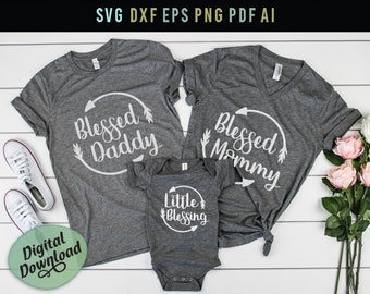 Download Mom Dad Baby Svg Etsy