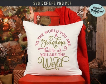 Download Grandma Pillow Svg Etsy