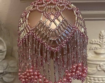 Chandelier Bauble pattern 30. PDF beading tutorial. Christmas ornament decoration. This is a digital BEAD PATTERN and not a physical item.