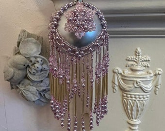 Anastasia Bauble pattern 47. Beading tutorial instructions. Christmas ornament cover. This is a digital BEAD PATTERN not a physical item.