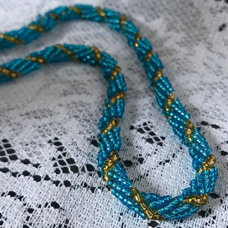 Beaded Rope Pearls - Etsy UK