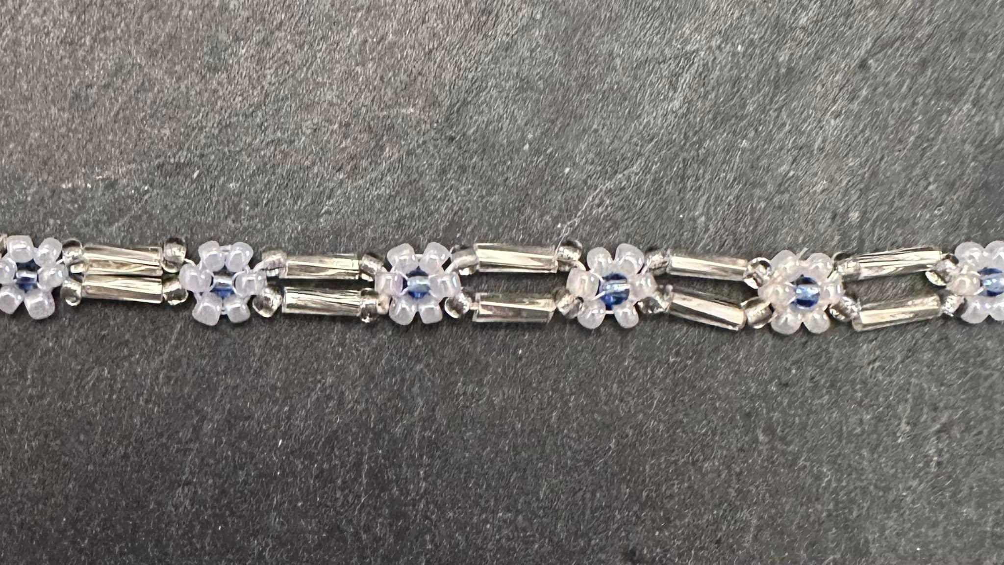 Five Daisy Bands Pattern 67. Beading Instructions PDF. Seed Bead Flower ...