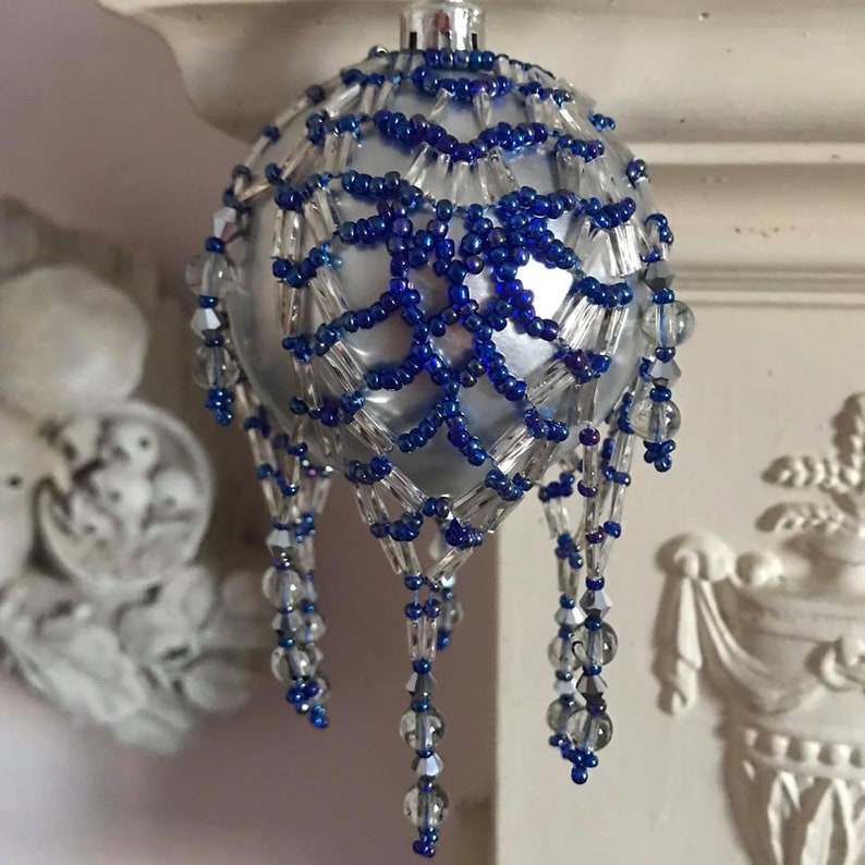 Pineapple Bauble Pattern 25. Beading Tutorial Instructions. Etsy