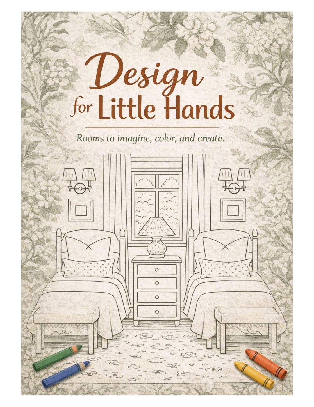 Interior Design Coloring Book for Children – 24 Pages (digital Download ...