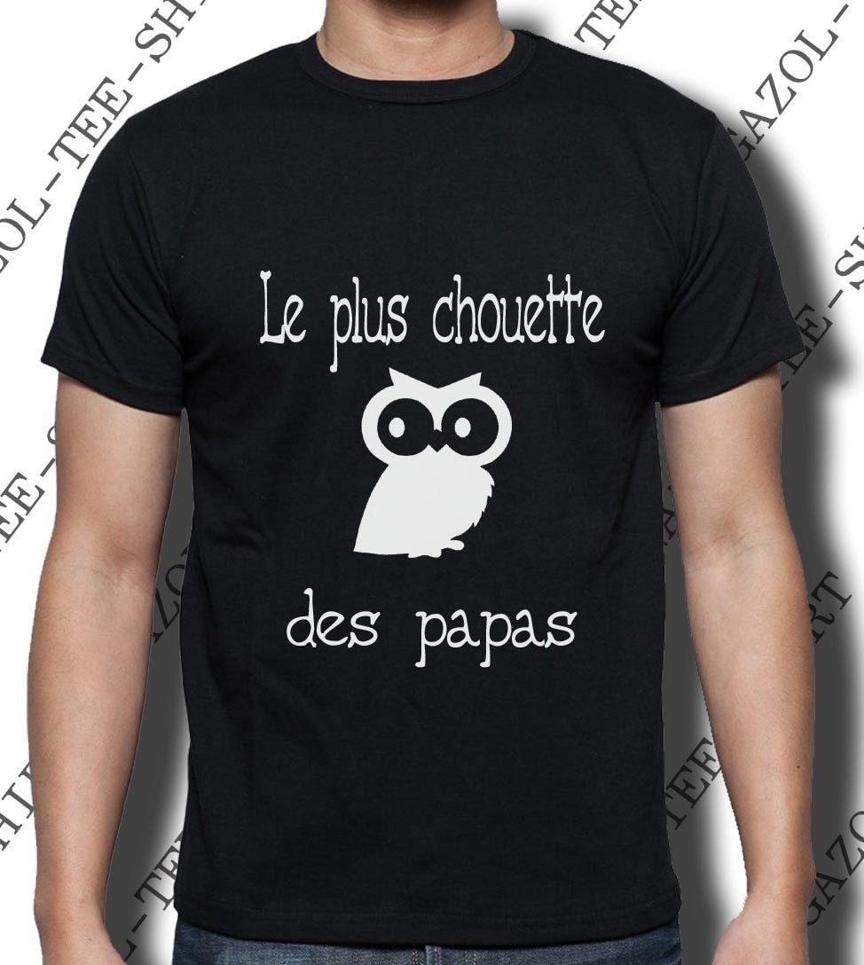 T-Shirt Papa en Or personnalisable | idée cadeau tshirt personnailsé |  prénom au choix | 100% coton