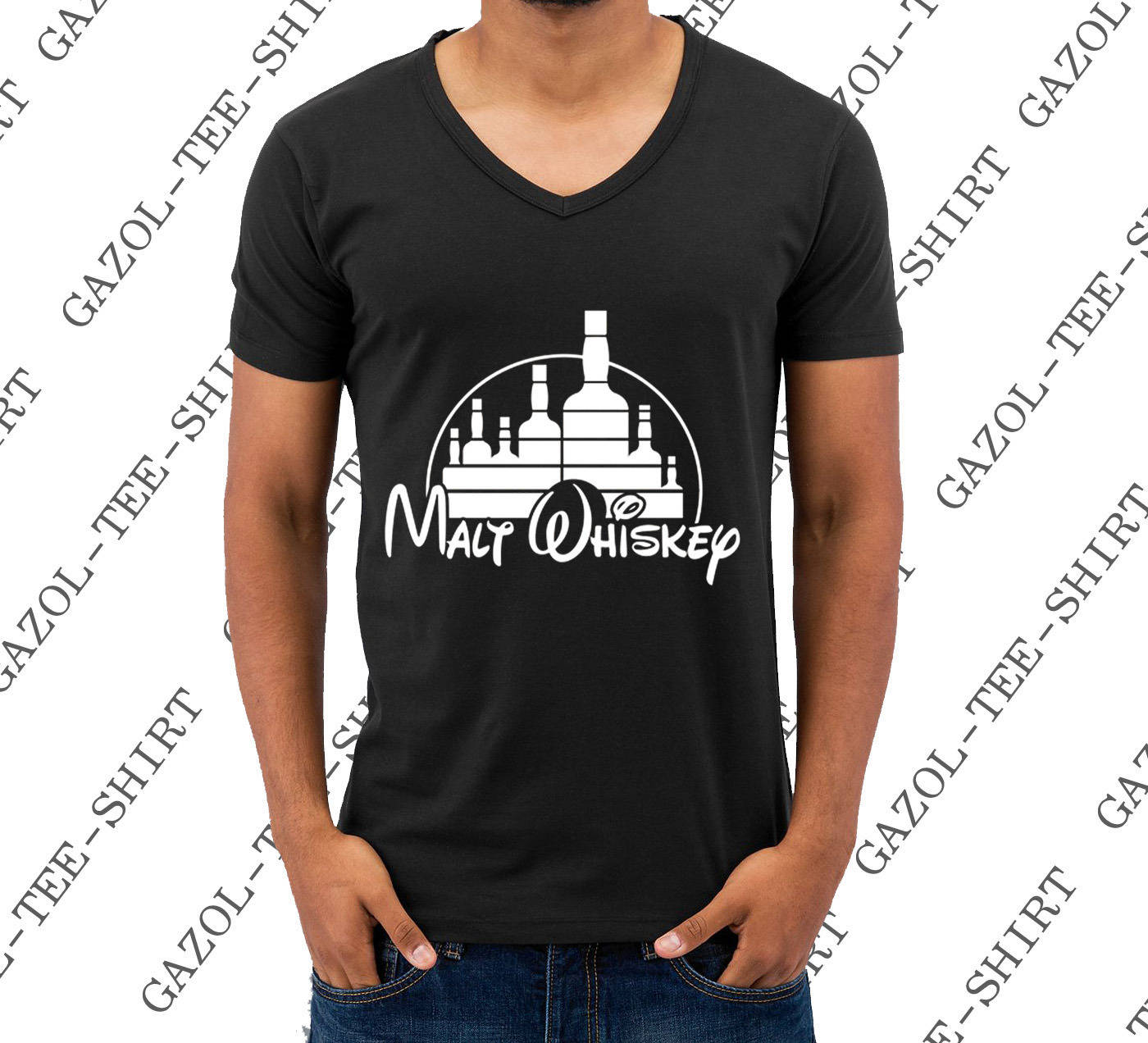 T Shirt Malt Wiskey Tee Shirt Humoristique Alcool Homme Anniversaire Noel Amateur De Bon Whisky Idee Cadeau Rigolo