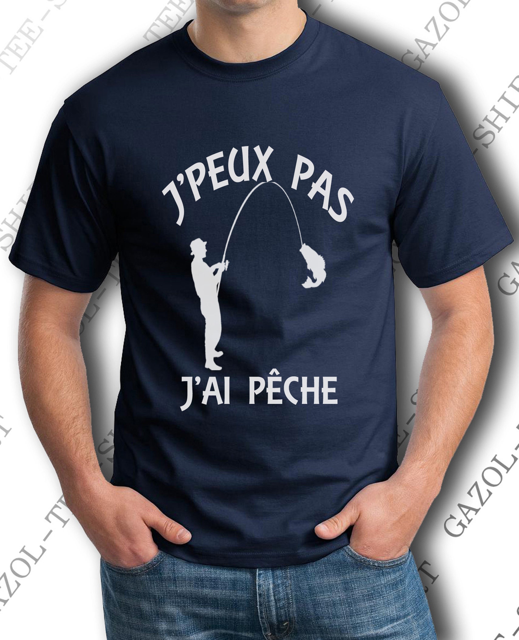 Cadeau humour pêcheur - le tee-shirt du pêcheur