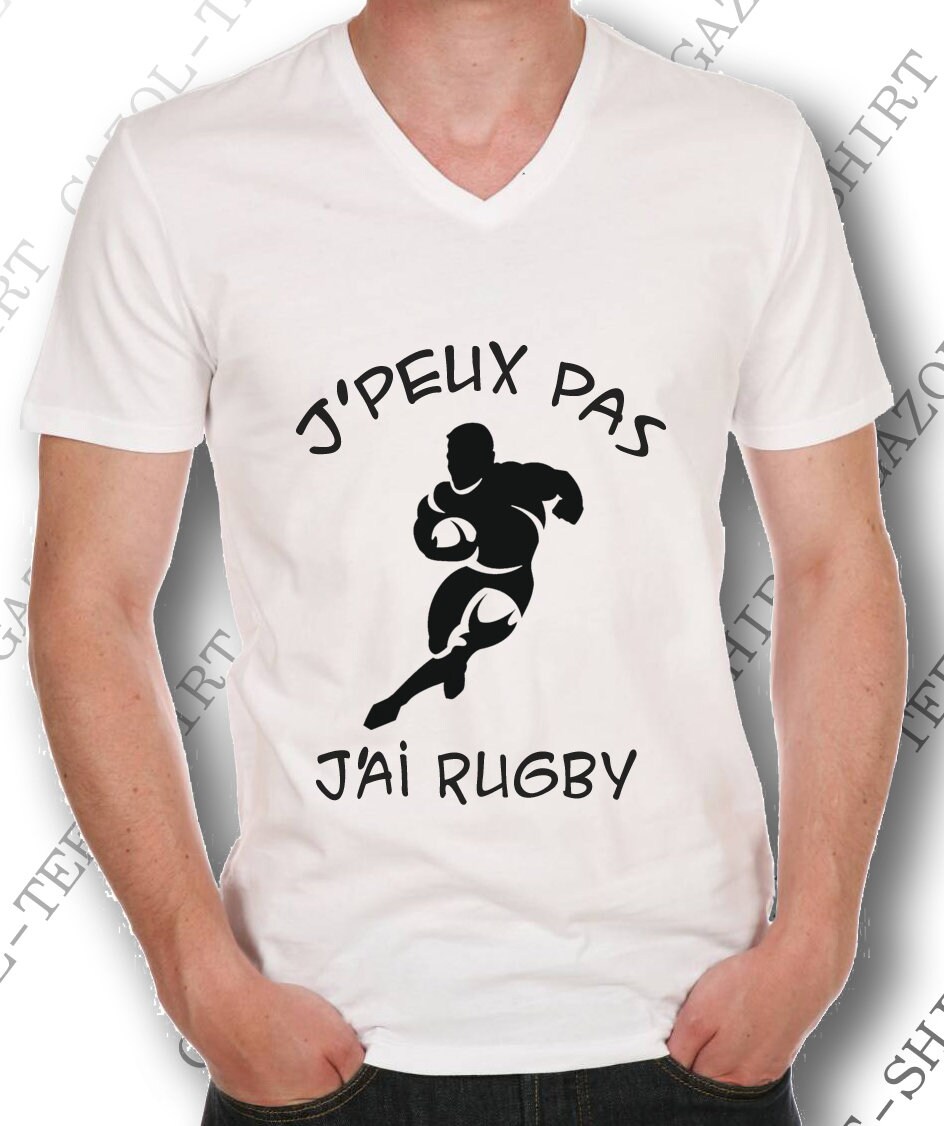 T-shirt bébé J'peux pas J'ai Rugby - Cadeau D'amour