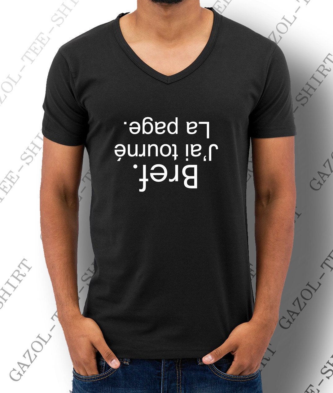 T Shirt Bref J Ai Tourne La Page Cadeau Etsy Hong Kong
