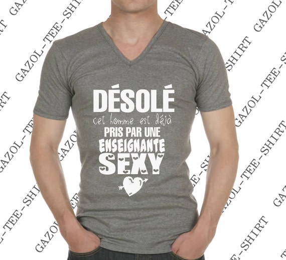 Tee Shirt Homme Humour Désolé Cet Homme est Déjà pris par une