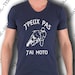 T-shirt Humour Moto "j'peux Pas J'ai Moto" - Cadeau Pour Motard - Coupe Classique, 100% Coton Ou Mélange