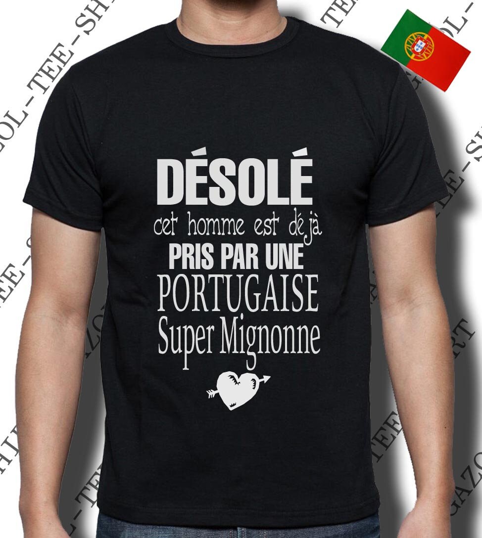 Téléchargement gratuit Images T Shirt Desole Cet Homme Est Deja Pris Par Une Portugaise Super le plus cool par