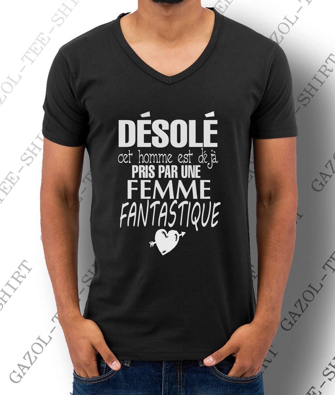 Désolé-idée cadeau drôle petit ami-Saint Valentin T-shirt Homme