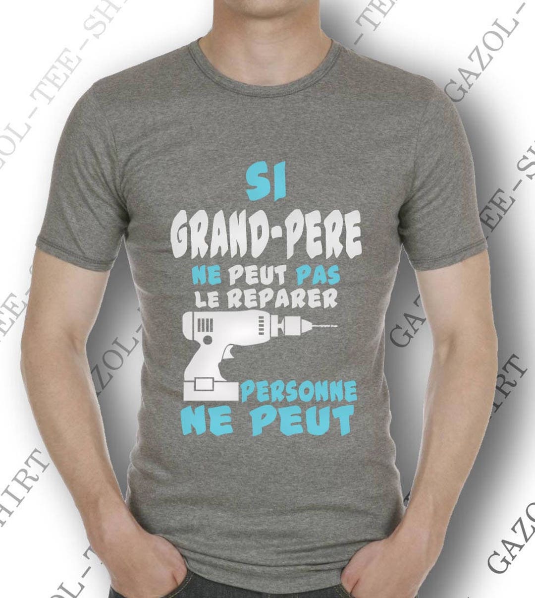 T‑Shirt Humour Papou – Cadeau Drôle Pour Grand‑Père, Papy, Papa – "Papou A Toujours Raison Si Mamou Est D'accord"