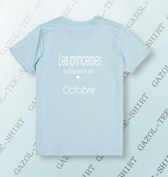 Tee Shirt Fillette Les Princesses Naissent En Etsy