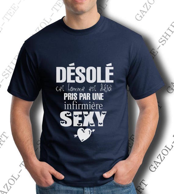 cadeau original aide soignante - tshirt message pour femme