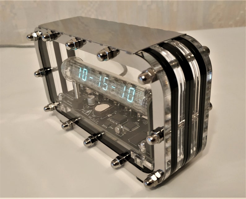 Adafruit Ice Tube Clock IV18 VFD Nixie Era Nixie Tube Clock Gift for