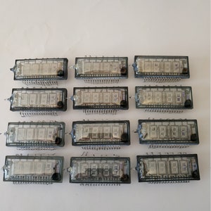 12 pcs IVL2-7/5 VFD vacuum tube Indicator Nixie era steampunk Vintage style clock nixie tubes NOS New Old Stock