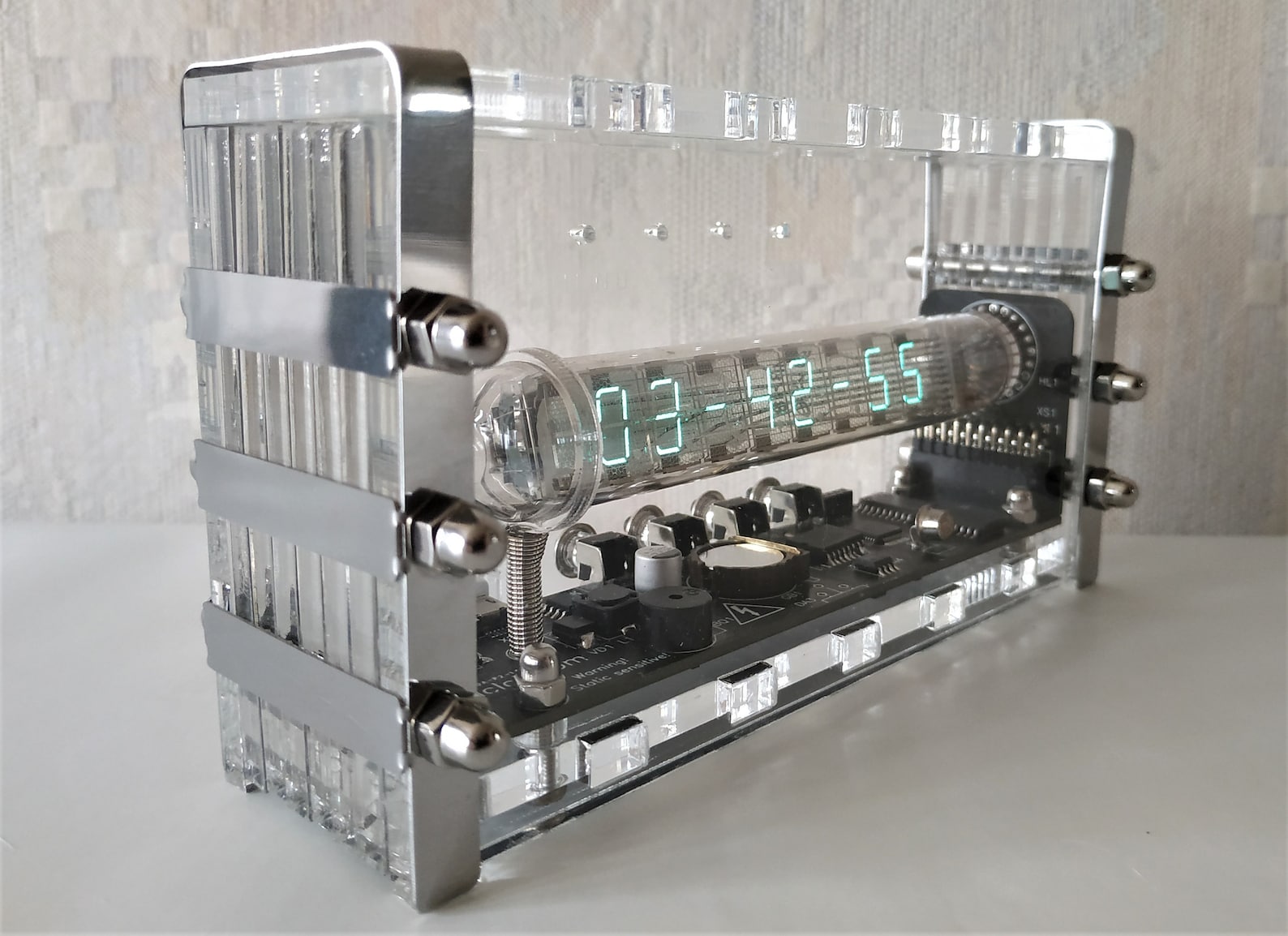 Assembled Ice Tube Clock IV18 VFD Nixie Era IN Adafruit Arduino