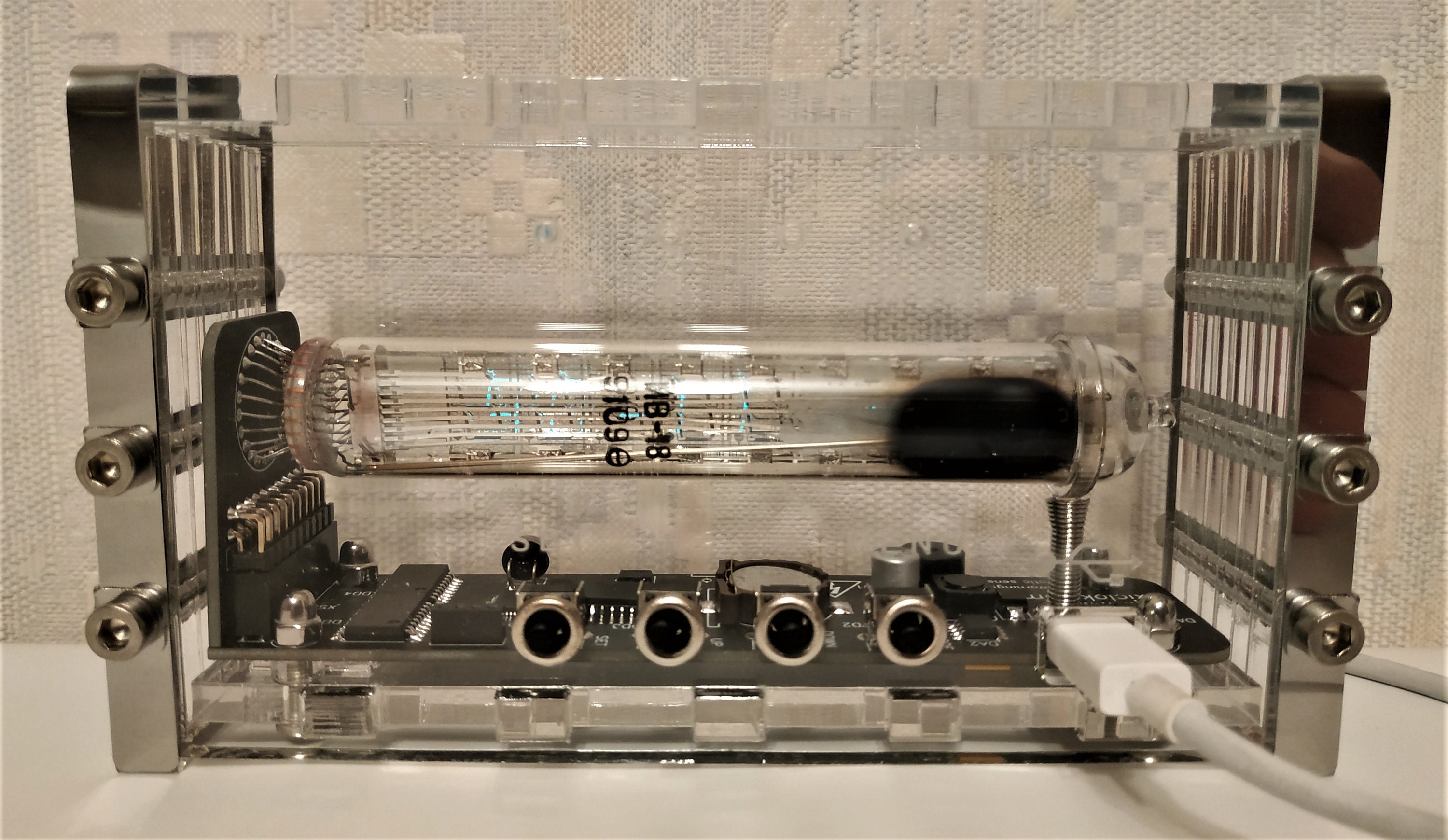 Assembled Ice Tube Clock IV18 VFD Nixie Era IN Adafruit Arduino