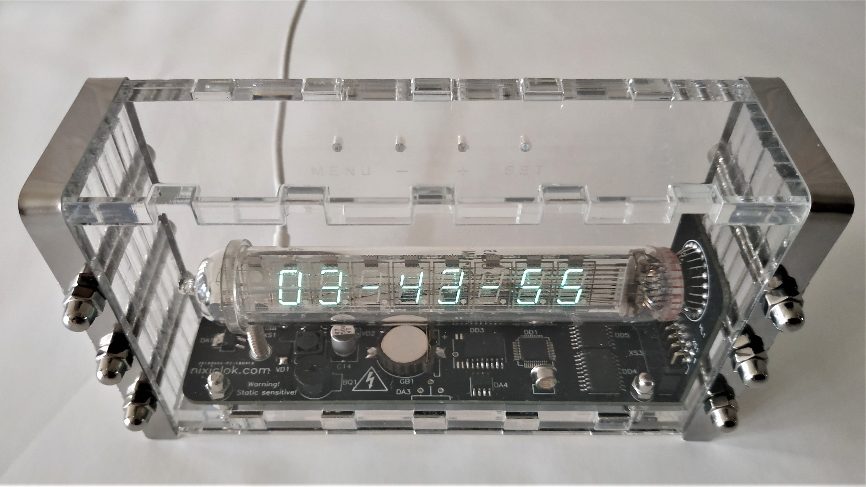 Assembled Ice Tube Clock IV18 VFD Nixie Era IN Adafruit Etsy Canada