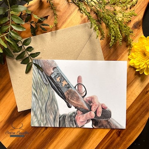 Verkaufsschlager! , Browning Karte, Vatertagskarte, Dankeskarte, Shooting Geschenke, Geburtstagskarte, Freundschaftskarte, Country Card, FieldSports