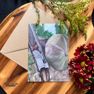 Shotgun Card, Beretta Card, Fathers Day Card, Thank You card, Shooting Gifts, Birthday Card, Friendship Card, Country Card, FieldSports Card