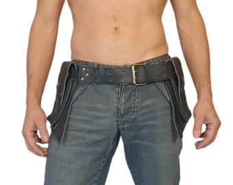 Ceinture Cuir à 4 Poches
