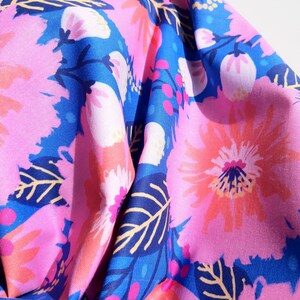 Cotton woven fabric Vibrant Blooms by Paintbrush Studio Fabrics image 5