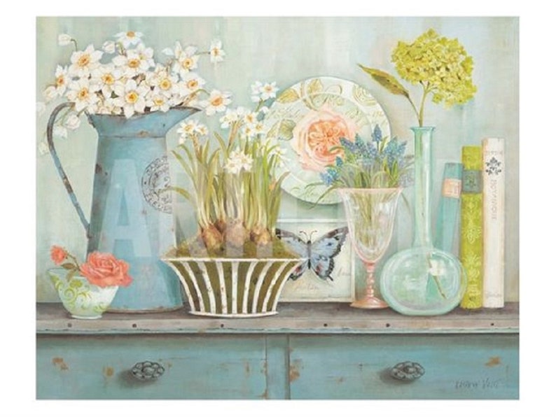 Kathryn White Original Glicee Painting Canvas Texture Etsy