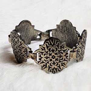 Exquisite Antique Gold Tone Coro Link Bracelet: A Timeless Piece of Vintage Elegance, Vintage Coro Jewelry, Coro Bracelet