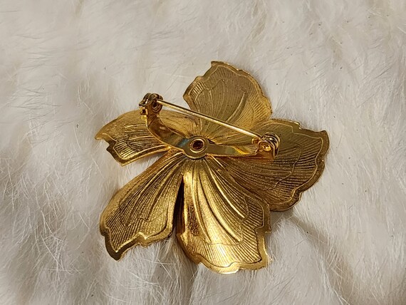 Broche Fantaisie Vintage En Métal Doré - Accessoire Rétro Pour Collectionneurs - Occasion