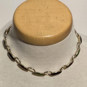 Vintage Colorful Enamel and Gold Tone Monet Necklace – Bold Statement Jewelry, Vintage Necklace, Vintage Jewelry, Monet Jewelry