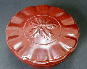 Vintage bakelite container round box decorative trinket, delivery free shipping