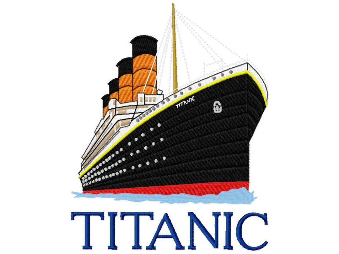 5 BOATS Titanic Ship Embroidery Design instant Download Etsy