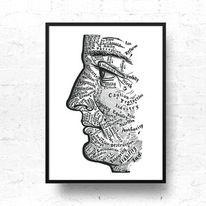 Alchemy print, Alchemy printable wall art, Black and White Print, Alchemy Print, Vintage Print - DIGITAL PRINT-