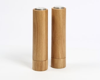 Salt and Pepper Grinder, Wooden Salt and Pepper Mill, Housewarming Kitchen Decor